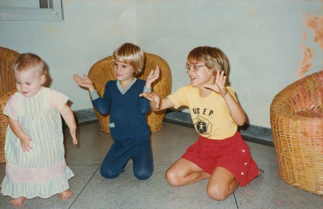 Laurence, David, and Vicki Mercier in Montreal (friends from Algeria)
