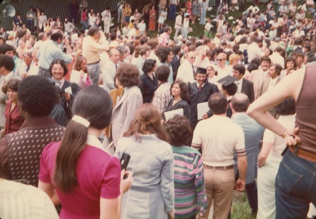 Helen's Graduation from Simmons and Party after at Pier 4 May 1975
