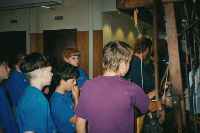 Peter on class field trip to Lowell Industrial Revolution National Park ca 1992
