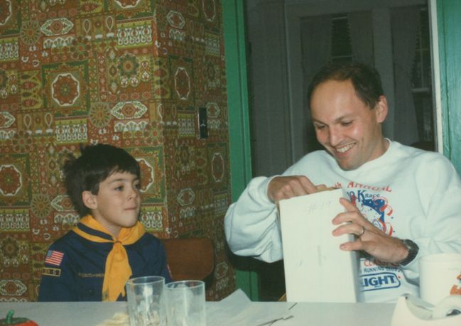 Peter at Paul's birthday ca 1991

