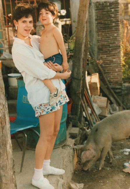Veronica Barreiro, Ecuadorian high school student living at Bondgarden 1988-1989
