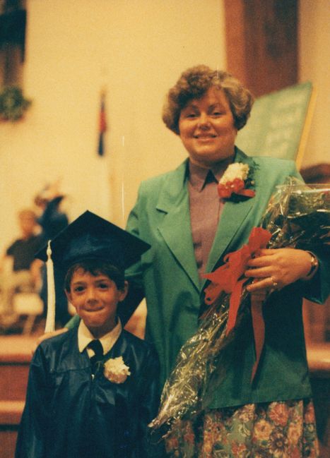 Peter's PCA Kindergarden teacher Mrs. Ayer ca 1991
