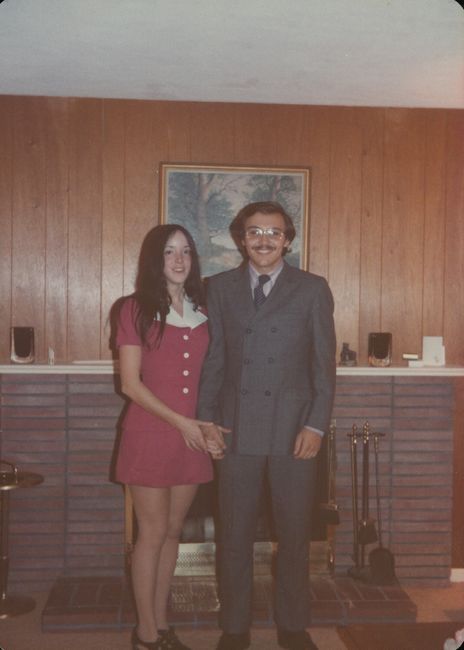 Paul and Helen's engagement  11/23/1973
