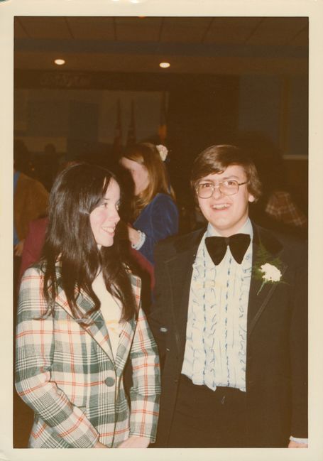 Doug Grant and Helen at P&H wedding Jan. 4, 1975
