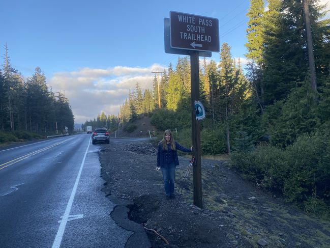 9/20/21 farewell to Helen leaving White Pass
