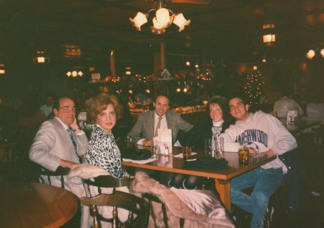 Jose's dad, mom, Paul, Helen, Jose, photo taken by Jose's nameless sister
