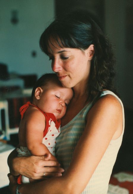 6th month old Jenny and her beautiful wonderful mom
