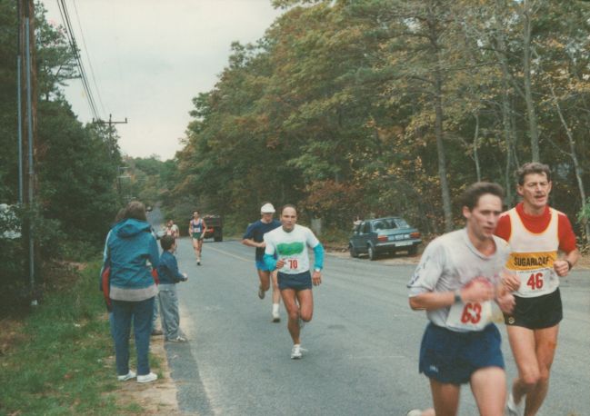 Paul running in Cape Cod Marathon 1996?
