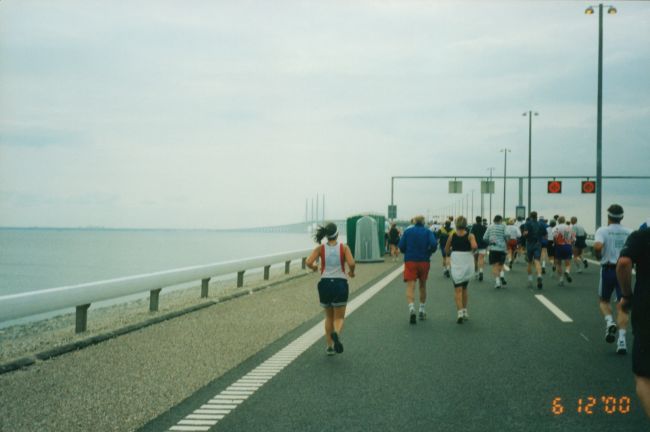 View of Jenny leaving Denmark during 2000 Broloppet
