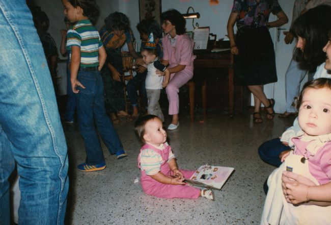 Jenny at birthday party for child of one of our church friends
