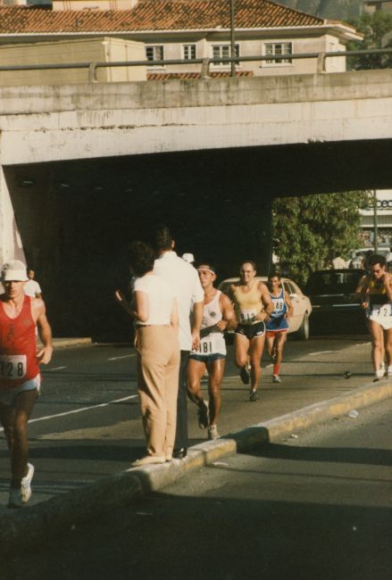 Paul in 1984 Caracas Marathon
