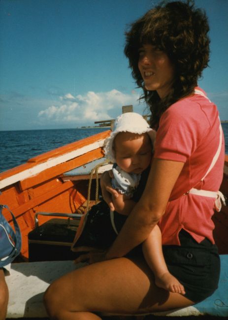 Helen and Jenny en route out to a Morrocoy Cayo
