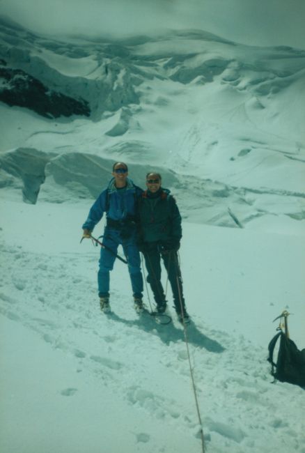 Ray and Paul mid-climb
