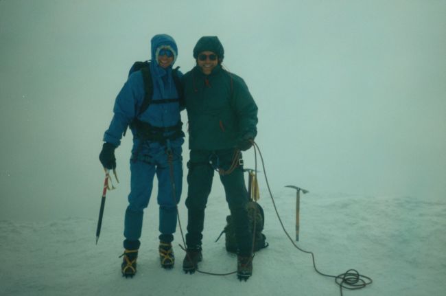 Ray and Paul on some summit near the Matterhorn

