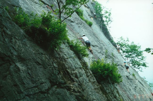 Peter on Cathedral Ledge
