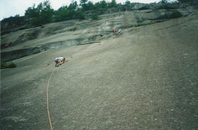 Jenny on Whitehorse Ledge
