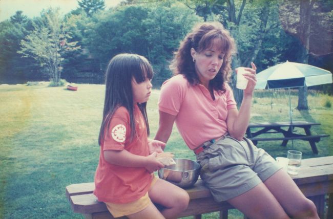 1989 Day trip to Newfound Lake (Jenny, Helen)
