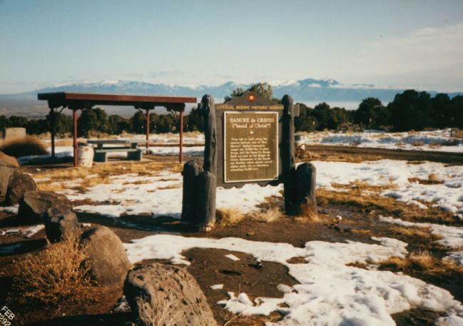 On the drive up from Santa Fe to Taos
