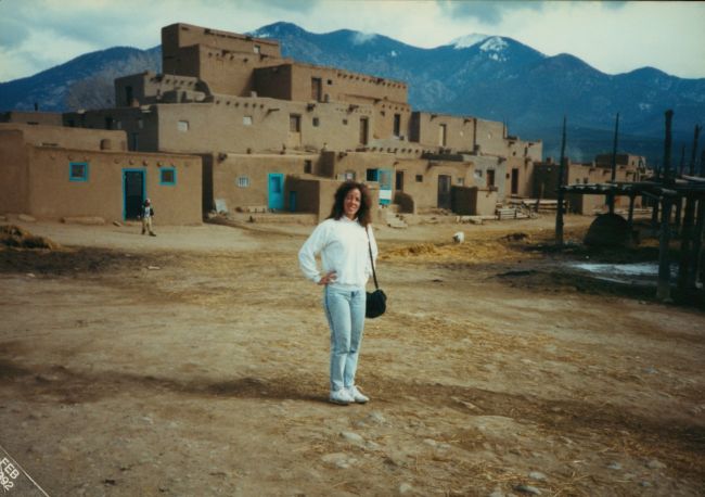 A  native American pueblo
