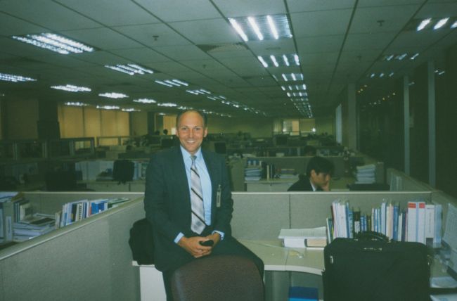 Paul in HP offices in Shanghai
