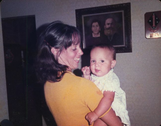 1984 on vacation home from Venezuela

