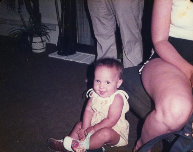 1984 visit home from Venezuela
