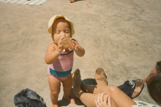 1984 on vacation home from Venezuela
