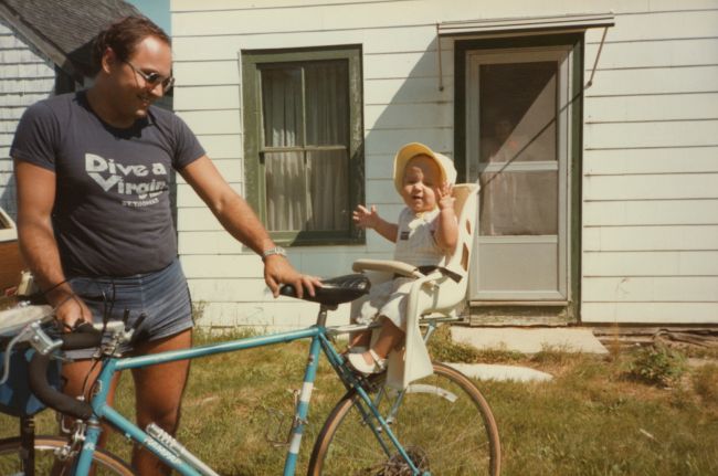 1984 on vacation home from Venezuela
