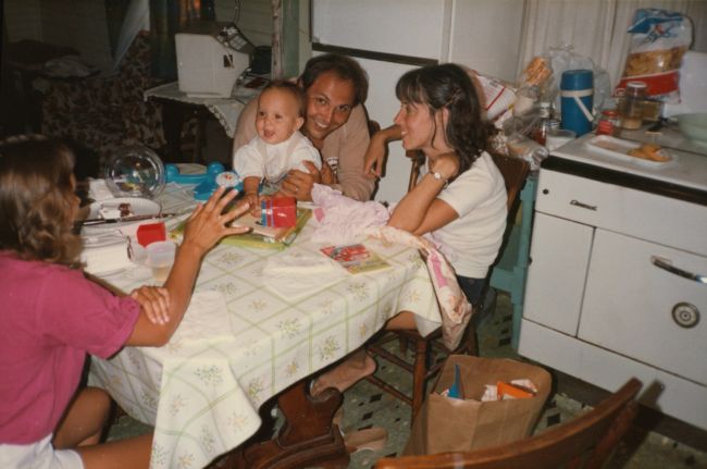 1984 on vacation home from Venezuela
