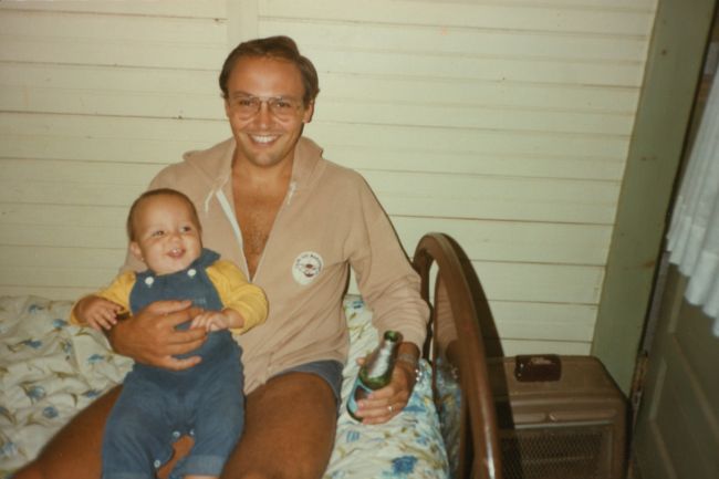 1984 on vacation home from Venezuela
