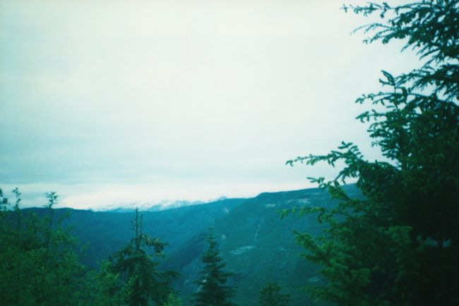 Approaching Mt. St. Helen's
