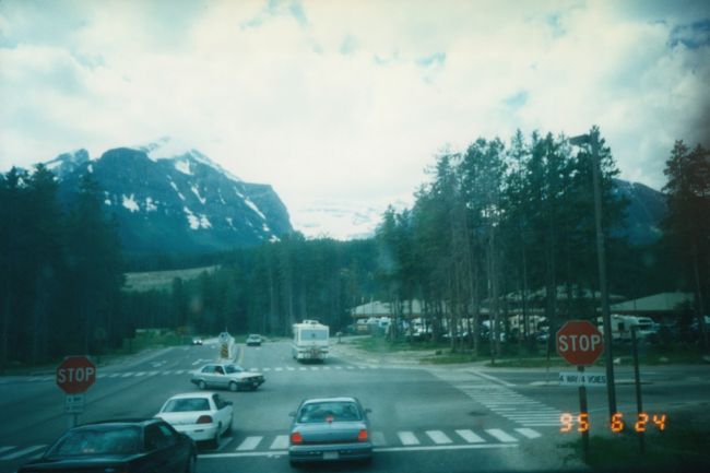 Entering Banff National Park
