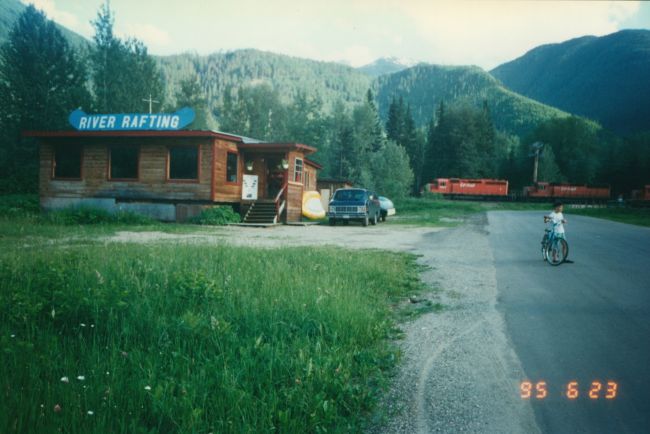 White water rafting at Revelstoke, BC
