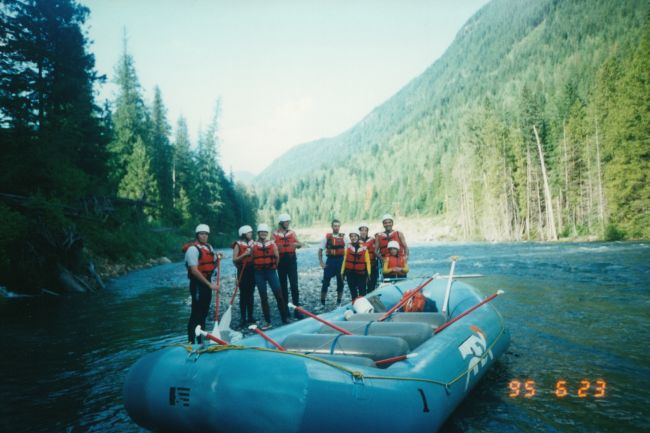 White water rafting at Revelstoke, BC
