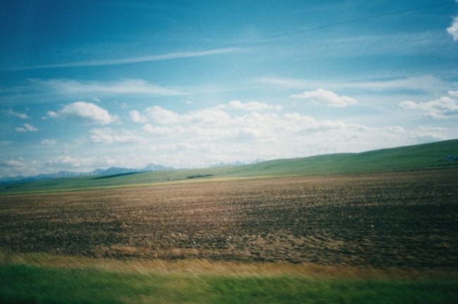 Glacier National Park in distance
