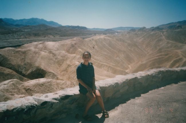 Jenny in Death Valley
