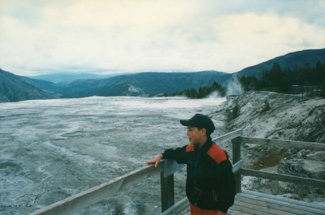 Peter at Yellowstone
