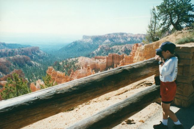 Peter overlooking Bryce Canyon
