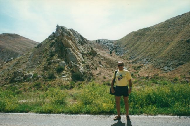 Paul near Nevada/California border
