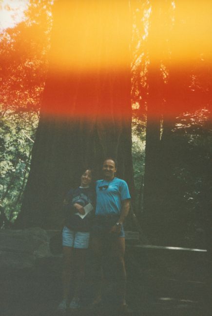 Paul and Helen in  Sequoia National Park
