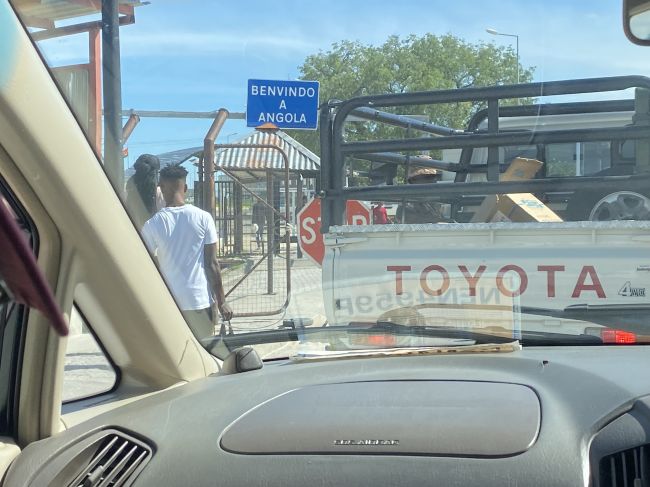 2/4/23.  Crossing into Angola!!!
