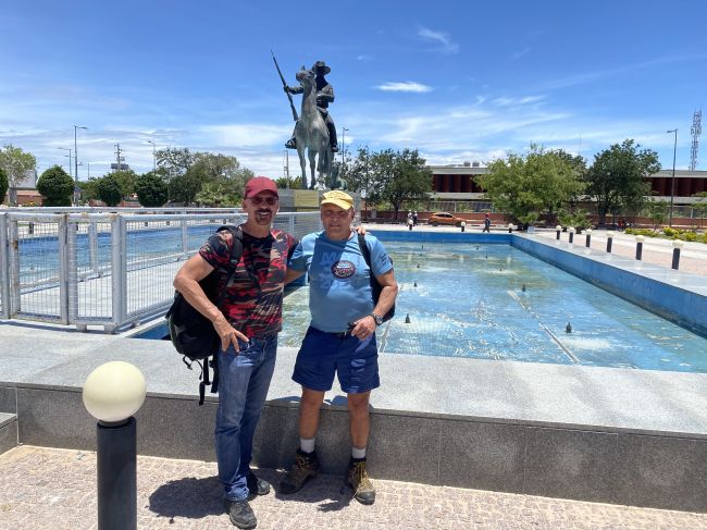 2/4/23 Paul and Ray in Ondjiva, Angola.  
