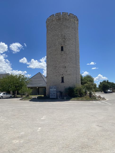 2/10/23 German colonial structure near Andersson gate in Ethosha National Park
