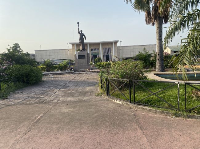 2/13/23 The abandoned central train station in Brazzaville.  
