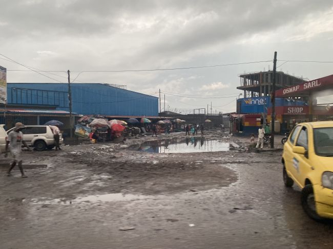 2/14/23 views during our drive from Kinshasa airport into the downtown.  It had just rained heavily.
