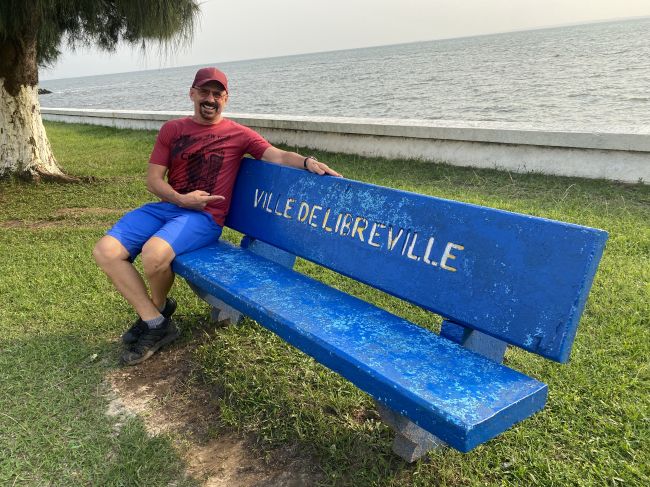 12/15/23 On the oceanside walkway in Libreville, Gabon
