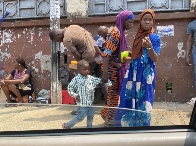 12/16/23 Street scenes as we left Libreville, Gabon
