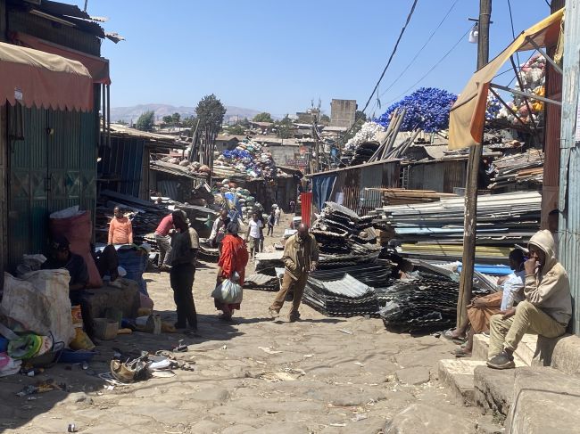 12/19/23 Public Market during city tour of Addis Ababa
