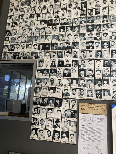 12/19/23 Red Terror Museum during city tour of Addis Ababa
