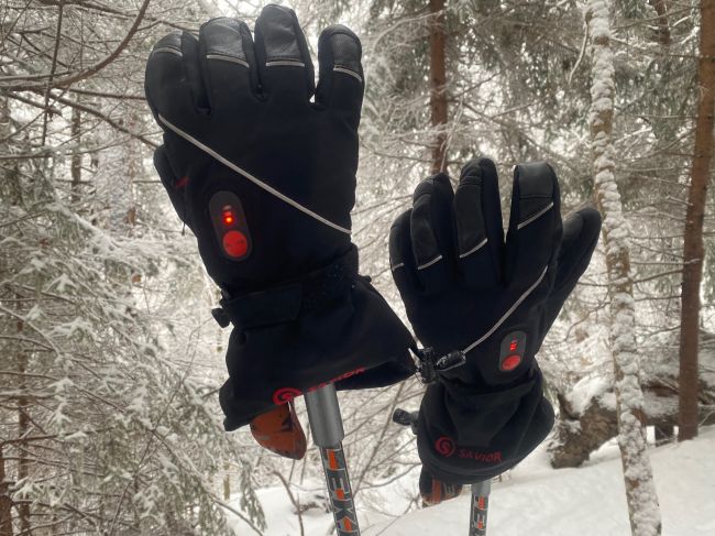 Heated gloves still running during energy break
